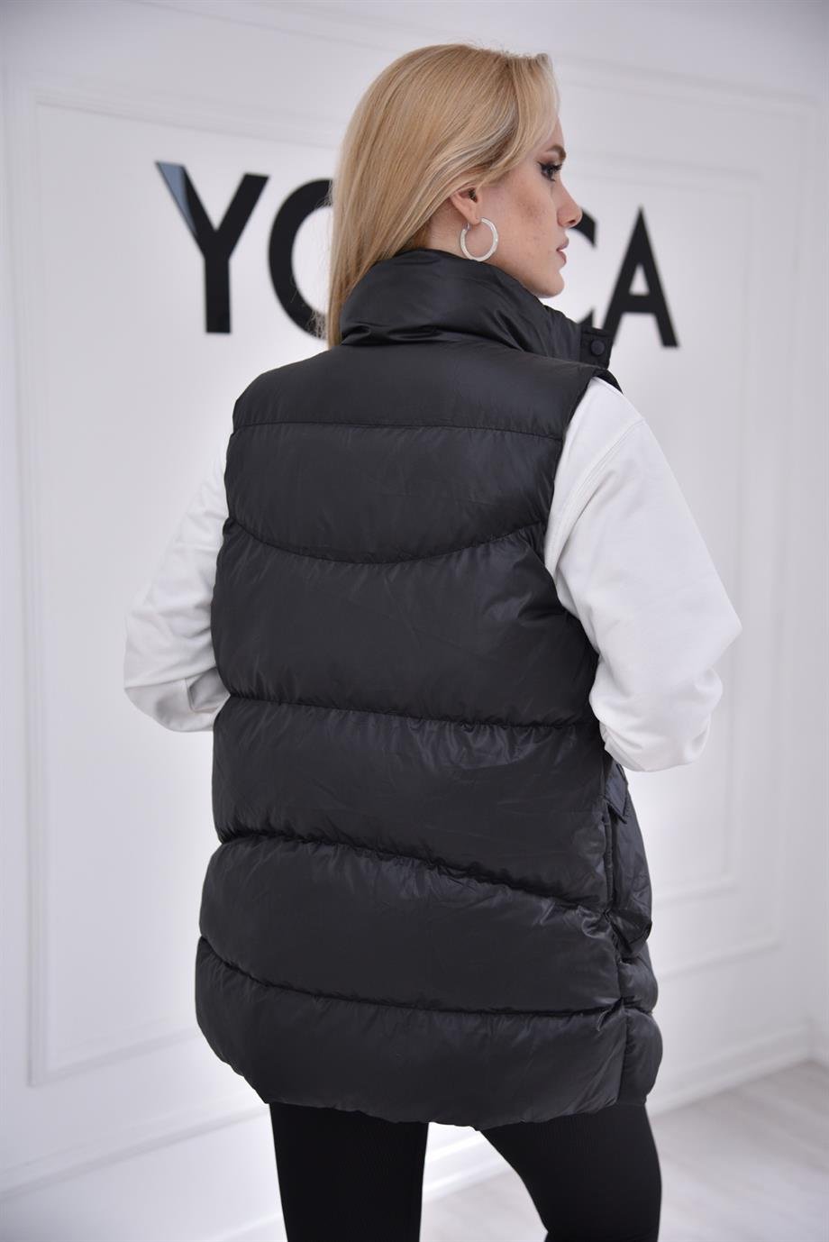 Siyah Şişme Yelek 1301