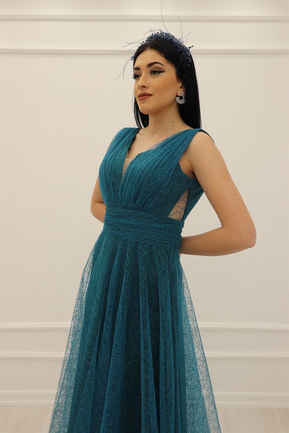 Turkuaz Abiye 0010