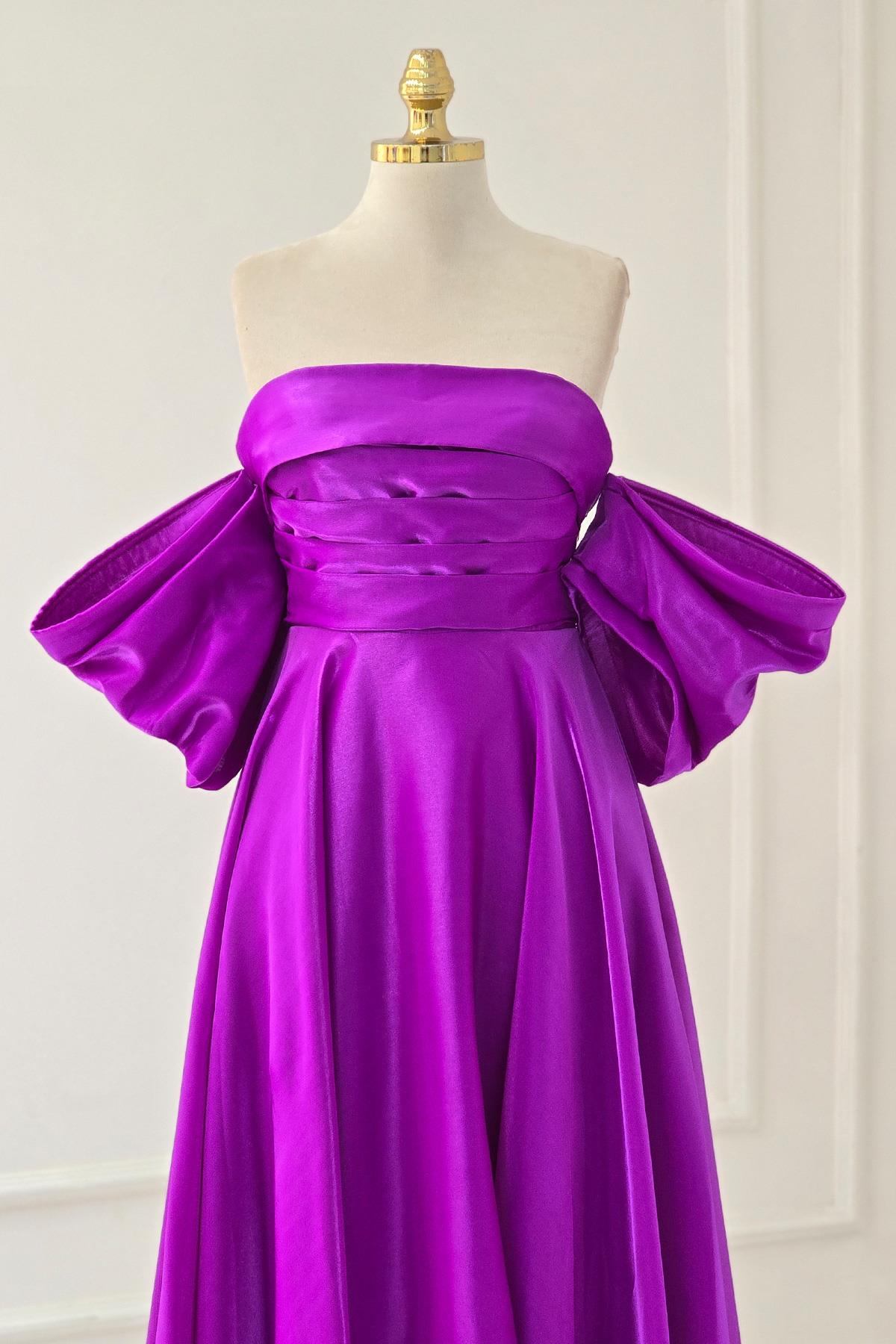 Violet PRENSES ORGANZE ELBİSE 6961