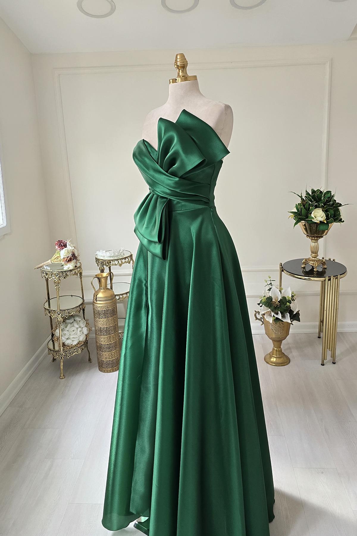 Zümrüt Fiyonklu Elbise 1950