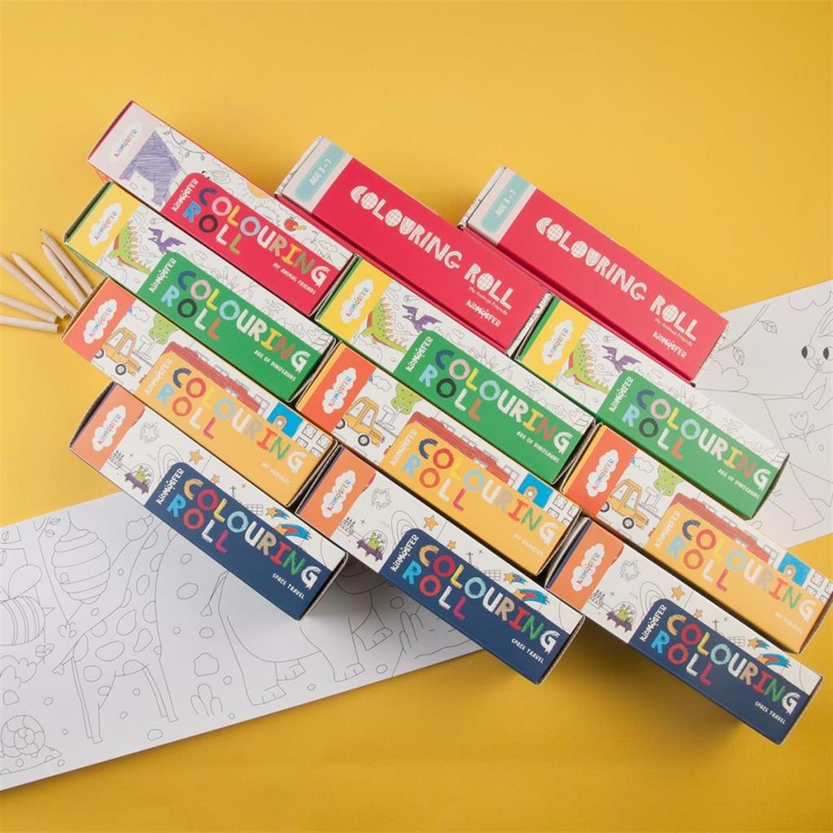 BOYAMA RULOSU - DİNOZORLAR COLOURING ROLL AGE OF DINOSAURS