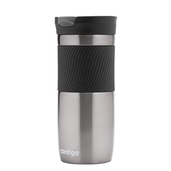 Contigo Byron Vakumlu Termos Matara Tek El Kaldır İç 470ml  2095560 Koyu Gri