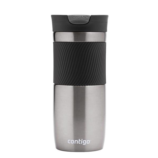 Contigo Byron Vakumlu Termos Matara Tek El Kaldır İç 470ml  2095560 Koyu Gri