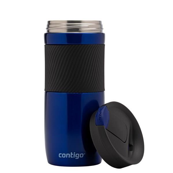 Contigo Byron Vakumlu Termos Matara Tek El Kaldır İç 470ml  2095559 Lacivert