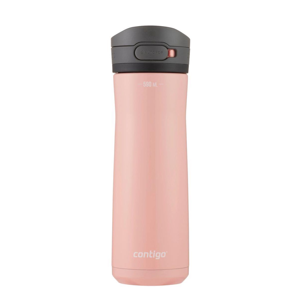 Contigo Jackson Chill 2.0 Çelik Tek El Bas İç Kilitli Su Matarası 590ml 2156482 Pembe