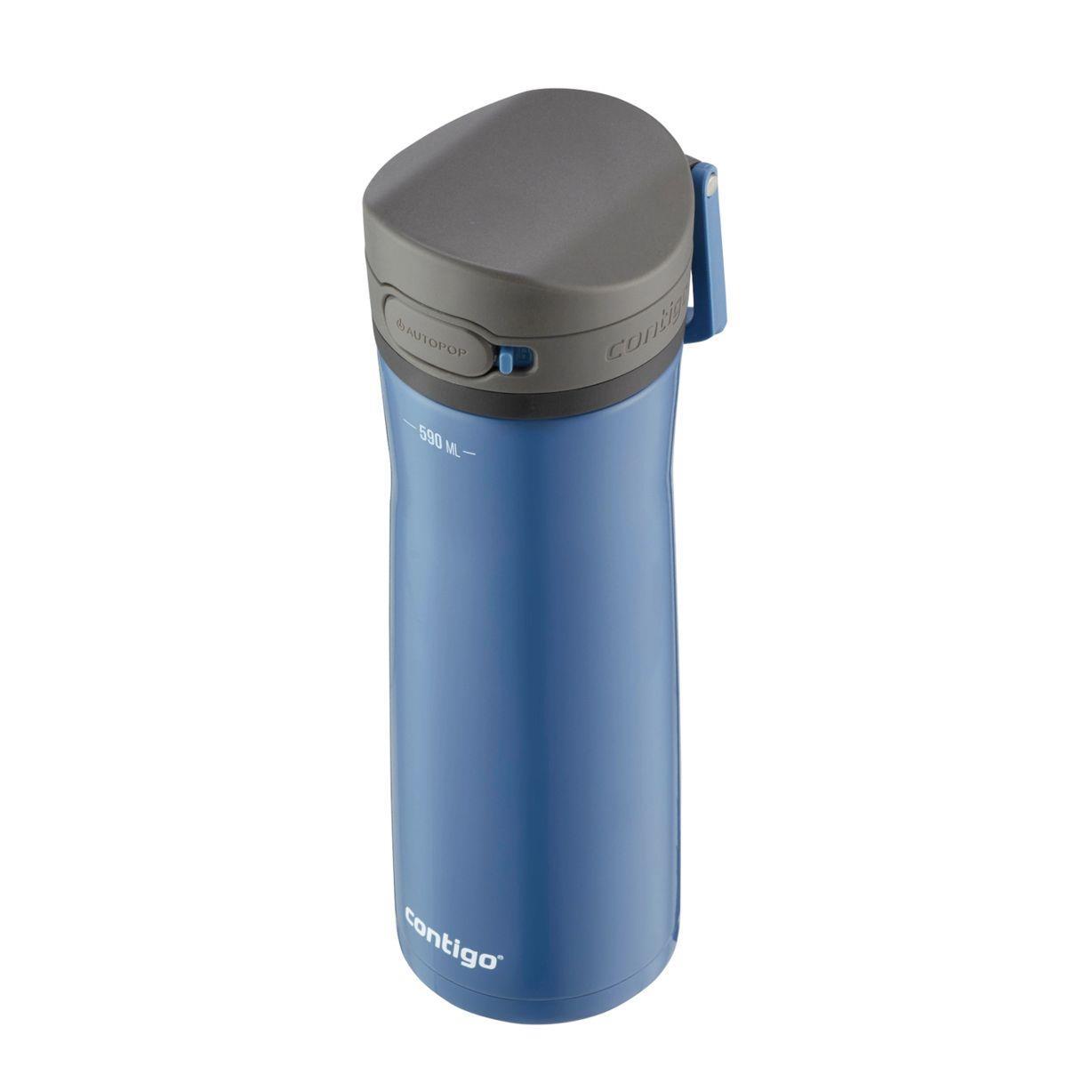 Contigo Jackson Chill 2.0 Çelik Tek El Bas İç Kilitli Su Matarası 590ml 2156440 Mavi
