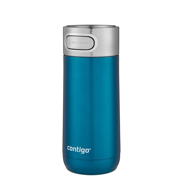 Contigo Luxe Vakumlu Termos Matara Tek El Bas İç 360ml  2104368 Turkuaz