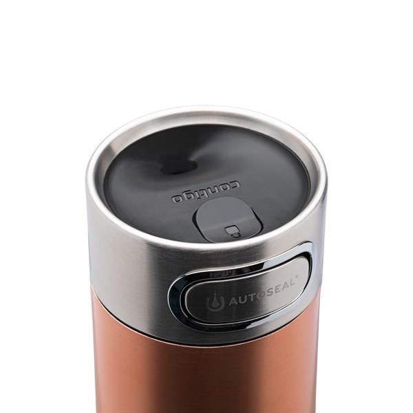 Contigo Luxe Vakumlu Termos Matara Tek El Bas İç 360ml  2104542 Kahverengi