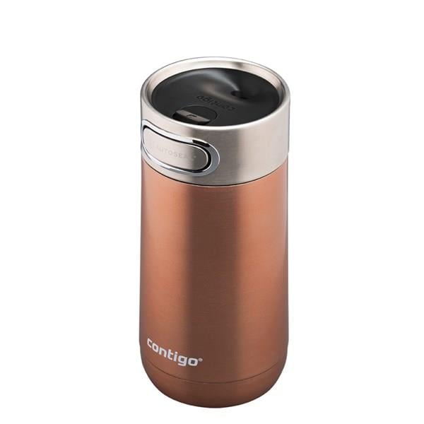 Contigo Luxe Vakumlu Termos Matara Tek El Bas İç 360ml  2104542 Kahverengi