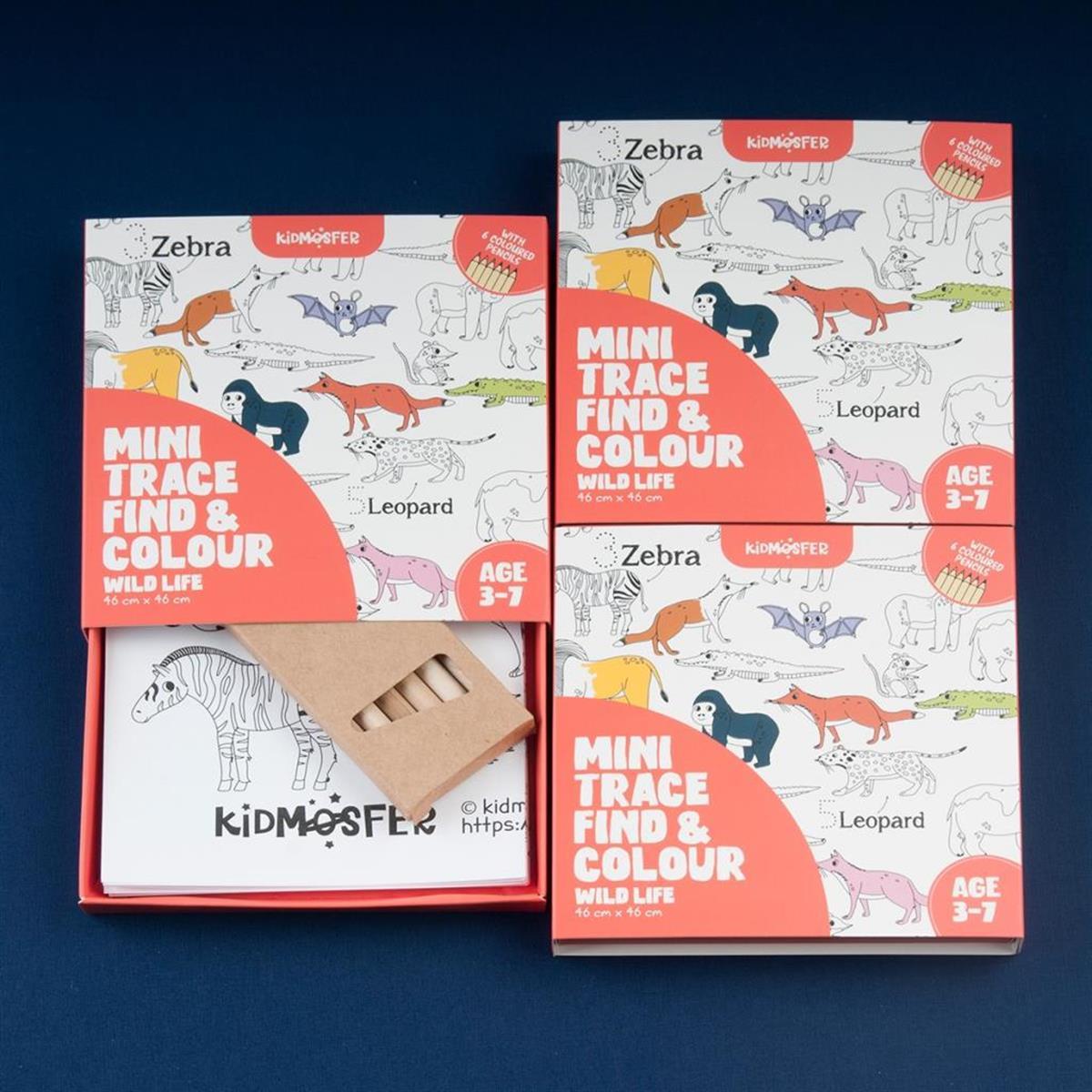 Mini Trace, Find&Colour Wild Life