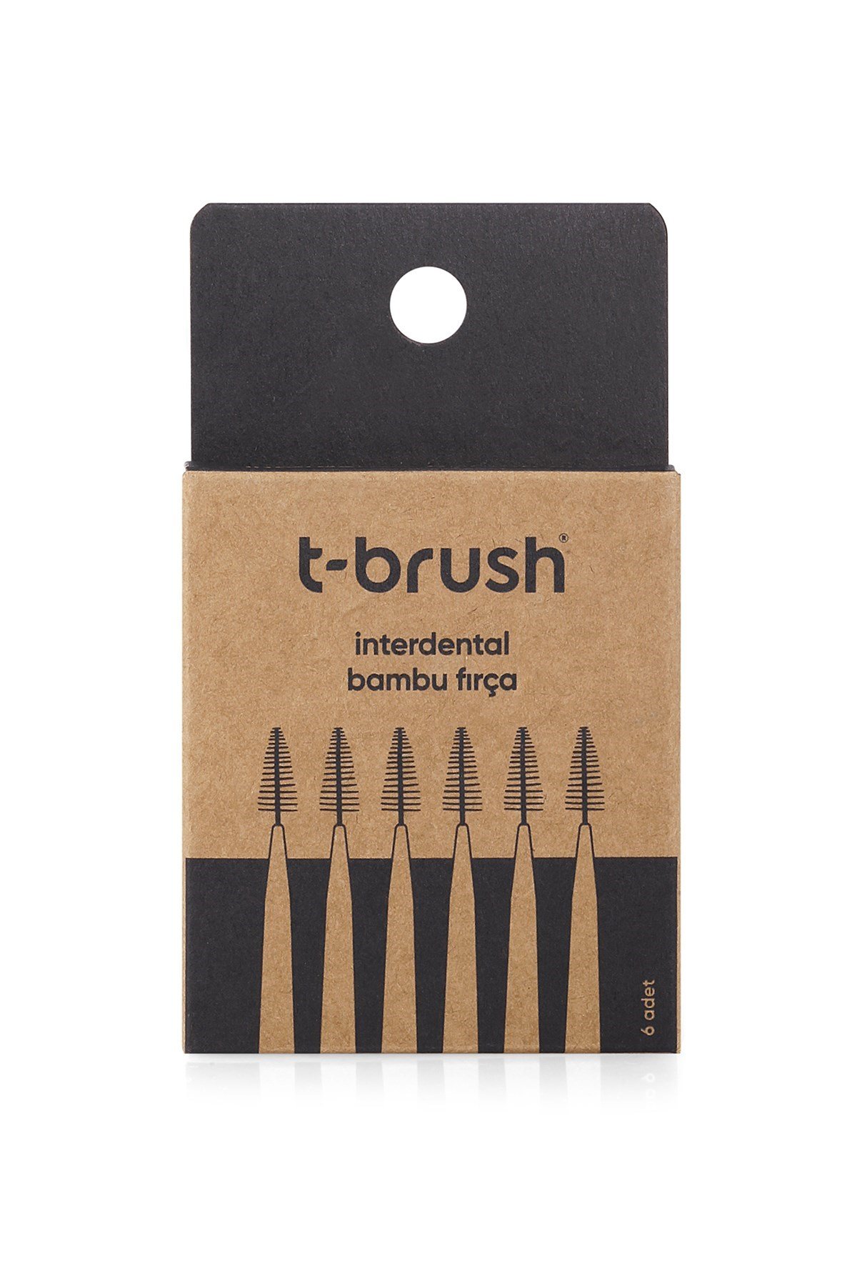 T-Brush Bambu Arayüz Fırçası ( 6 adet)