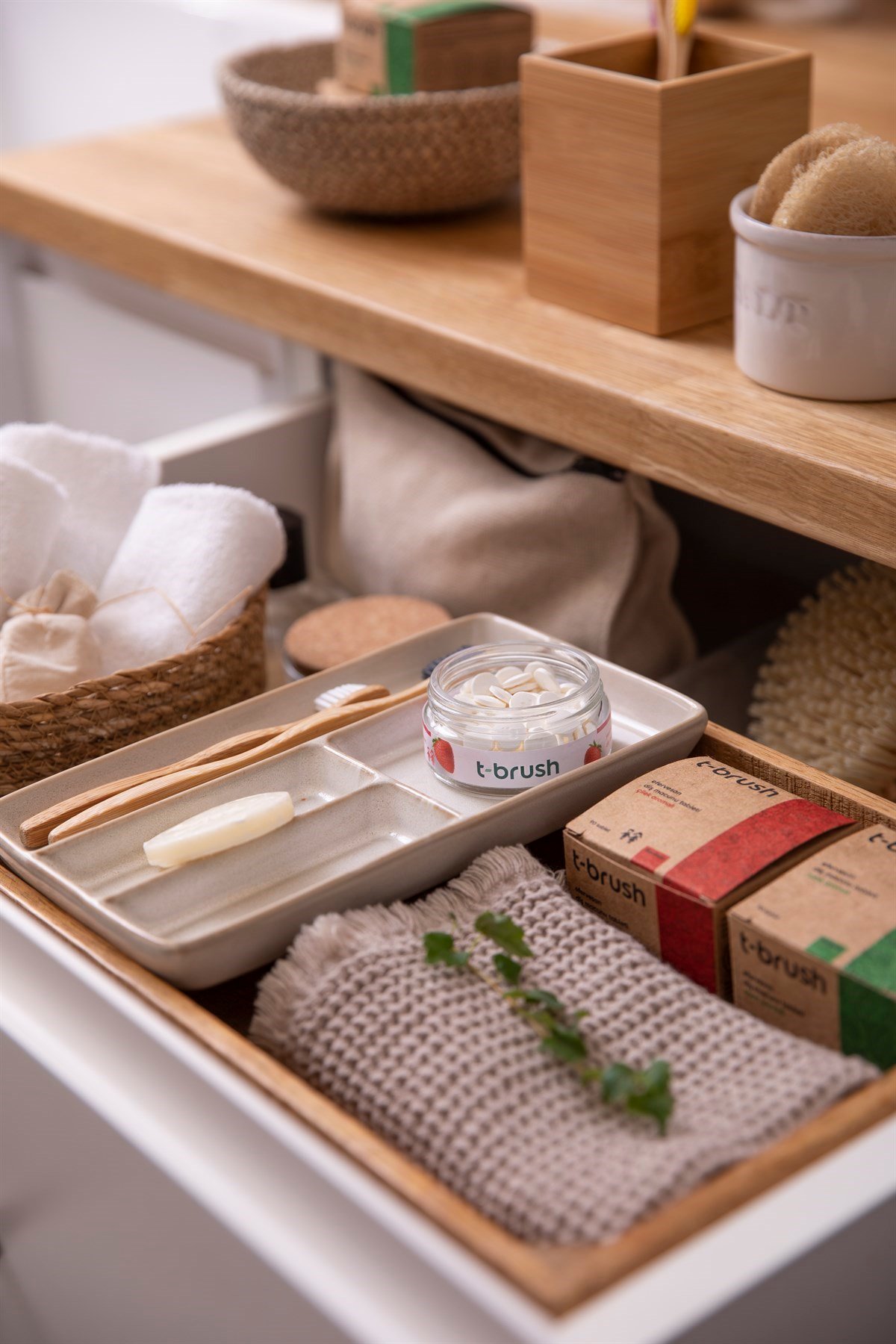 T-Brush Çilek Aromalı Diş Macunu Tableti - Florürlü
