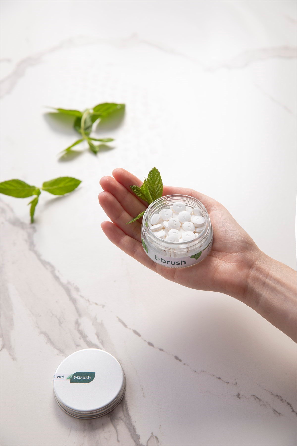 T-Brush Nane Aromalı Diş Macunu Tableti - Florürsüz