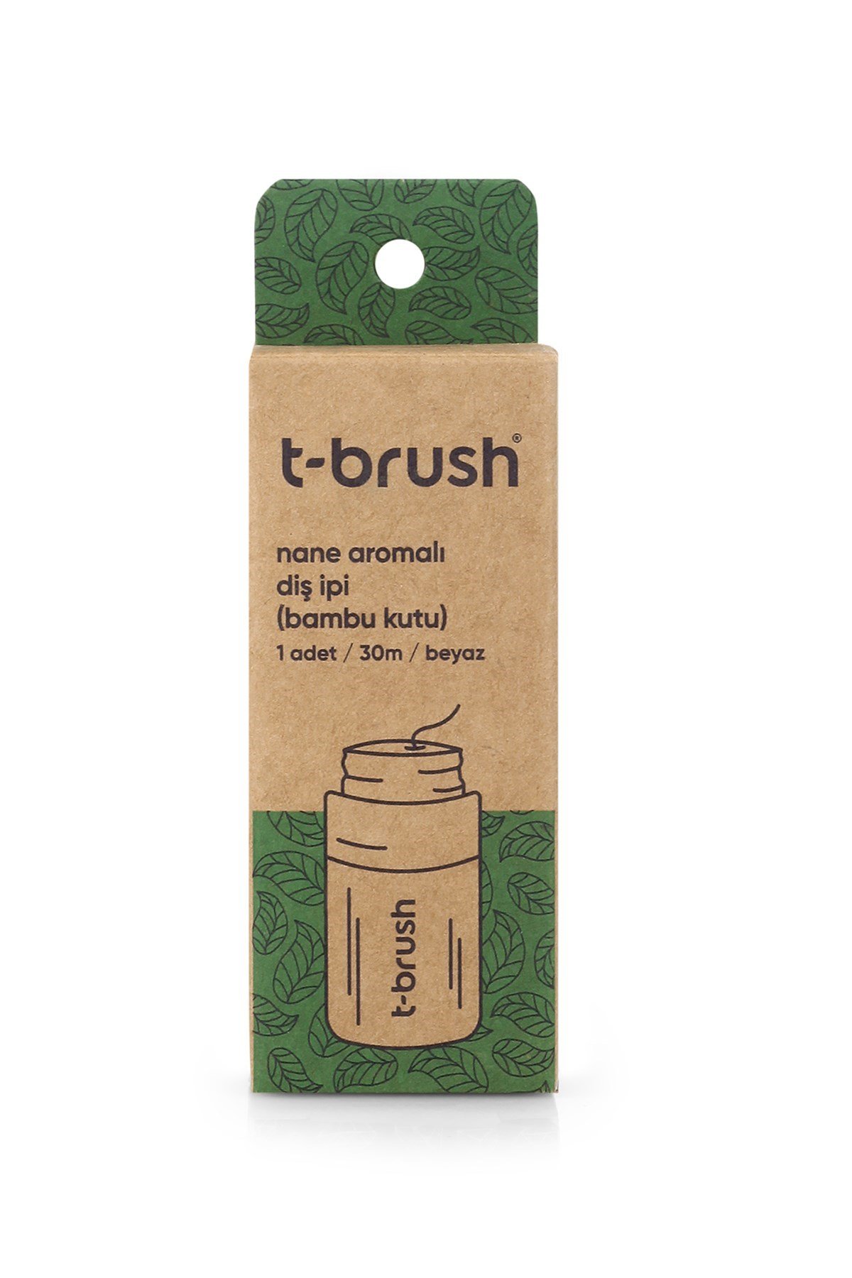 T-Brush Naneli Bambu Kutu Diş İpi