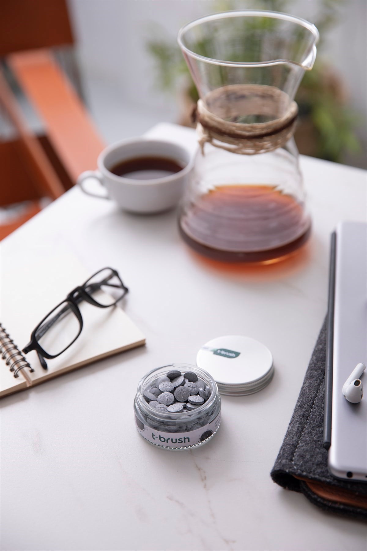 T-Brush T-Brush Activated Charcoal Diş Macunu Tableti - Florürlü