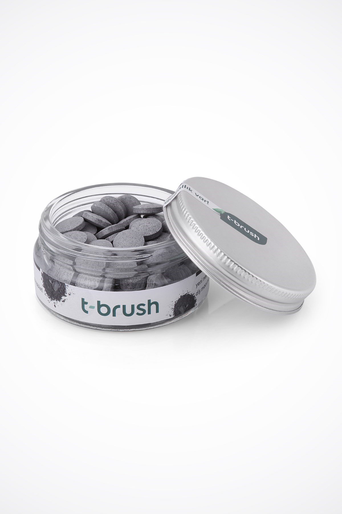 T-Brush T-Brush Activated Charcoal Diş Macunu Tableti - Florürlü