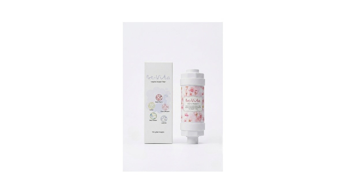 Be-Vita Cherry Blossom C Vitaminli Aromatik Duş Filtresi - Cilt Besleyici Klor ve Kireç Arıtıcı Duş Filtresi (150gr)