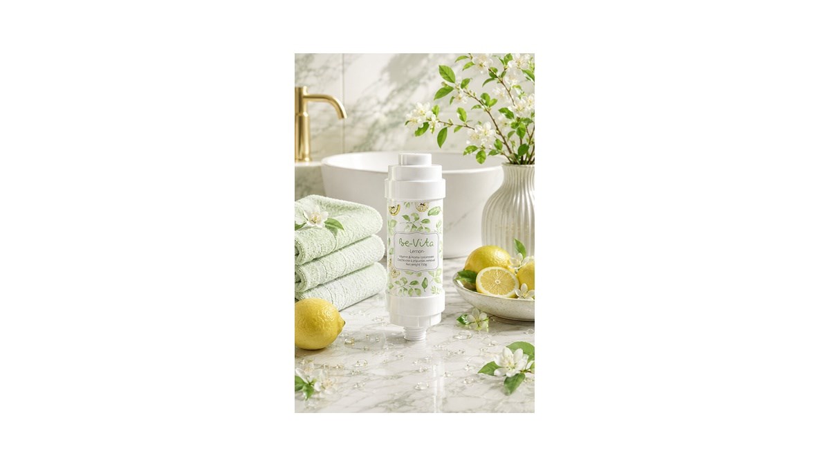 Be-Vita Lemon C Vitaminli Aromatik Duş Filtresi - Cilt Besleyici Klor ve Kireç Arıtıcı Duş Filtresi (150gr)