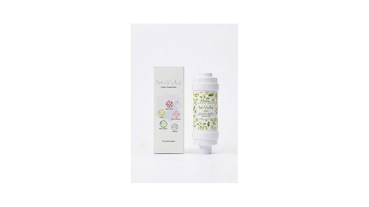 Be-Vita Lemon C Vitaminli Aromatik Duş Filtresi - Cilt Besleyici Klor ve Kireç Arıtıcı Duş Filtresi (150gr)