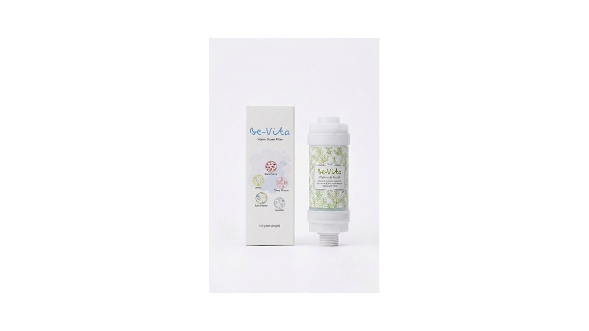 Be-Vita Phytoncide Forest C Vitaminli Aromatik Duş Filtresi - Cilt Besleyici Klor ve Kireç Arıtıcı Duş Filtresi (150gr)