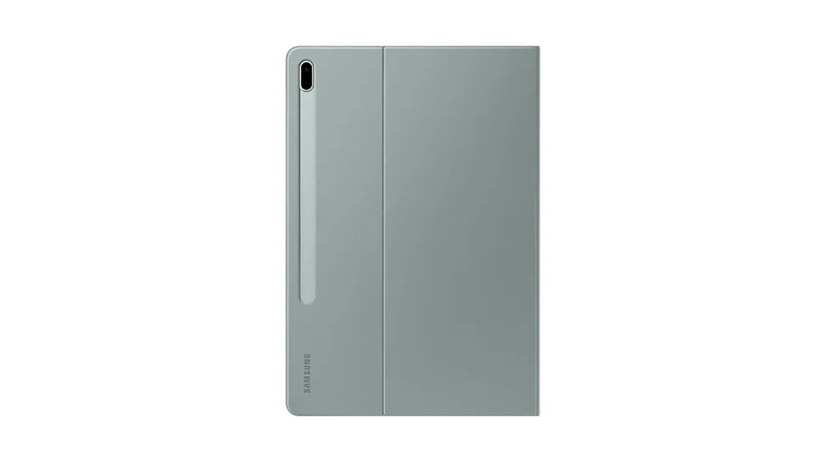 Samsung Galaxy Tab S7+ S7 FE Kapaklı Tablet Kılıfı Yeşil EF-BT730PGEGTR
