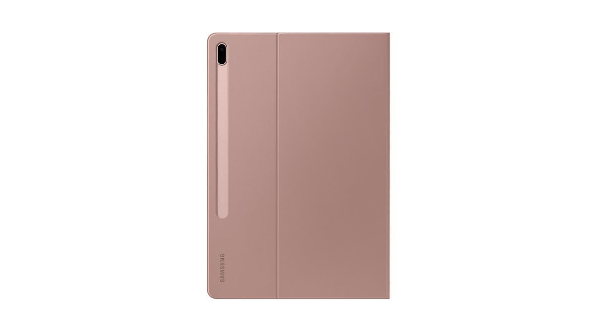 Samsung Galaxy Tab S7+ | S7 Fe Kapaklı Tablet Kılıfı Pembe EF-BT730PAEGTR