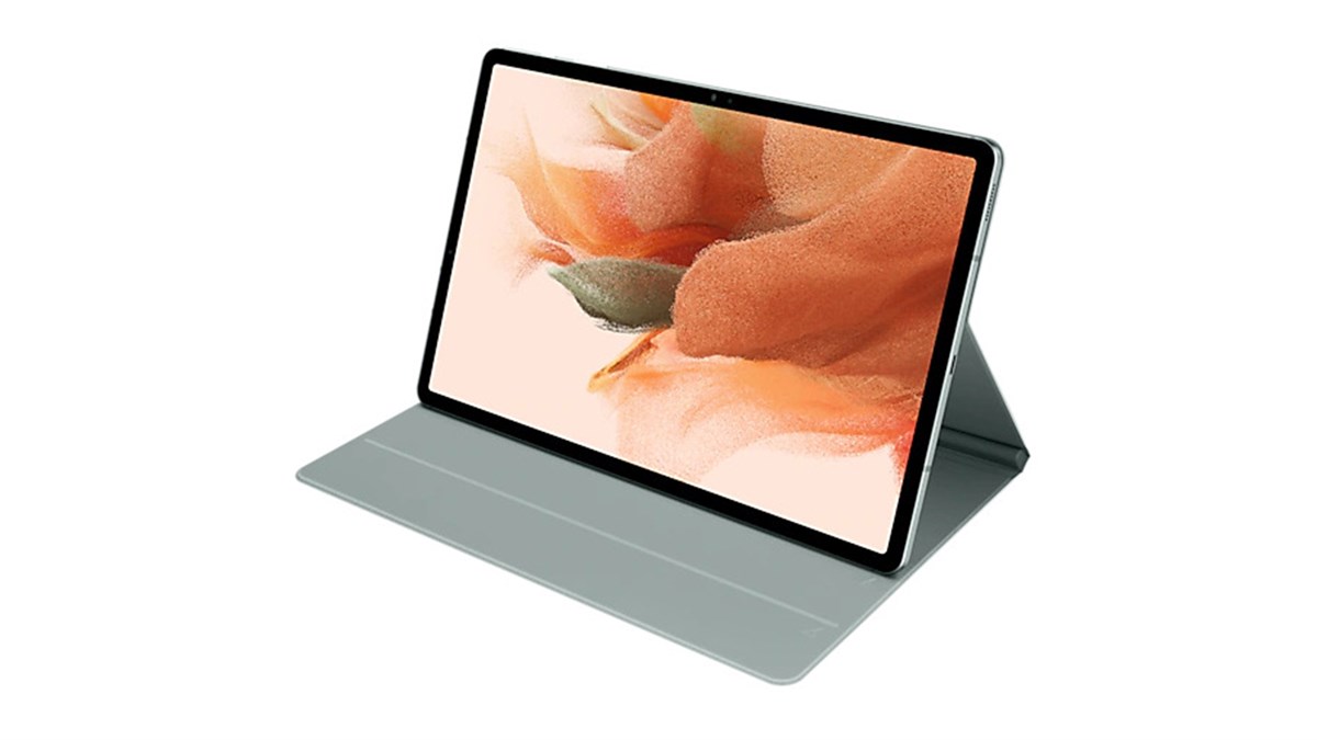 Samsung Galaxy Tab S7+ S7 FE Kapaklı Tablet Kılıfı Yeşil EF-BT730PGEGTR