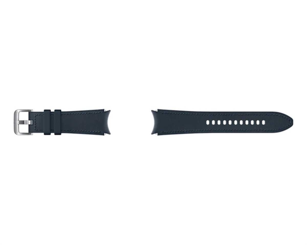 Samsung Galaxy Watch4 Classic Hibrit Deri Kayış Koyu Mavi Büyük ET-SHR89LNEGWW