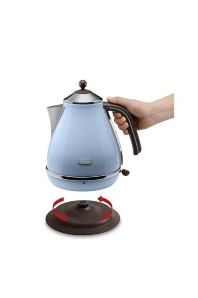 Delonghi KBOV 2001.AZ Icona Vintage Mavi 2000 W 1.7 lt Çelik Kettle