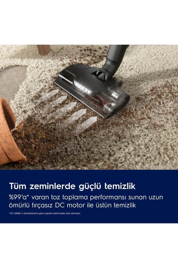 Electrolux EP82H25WET 800 Serisi Mop Başlıklı Kablosuz Islak&Kuru Süpürge