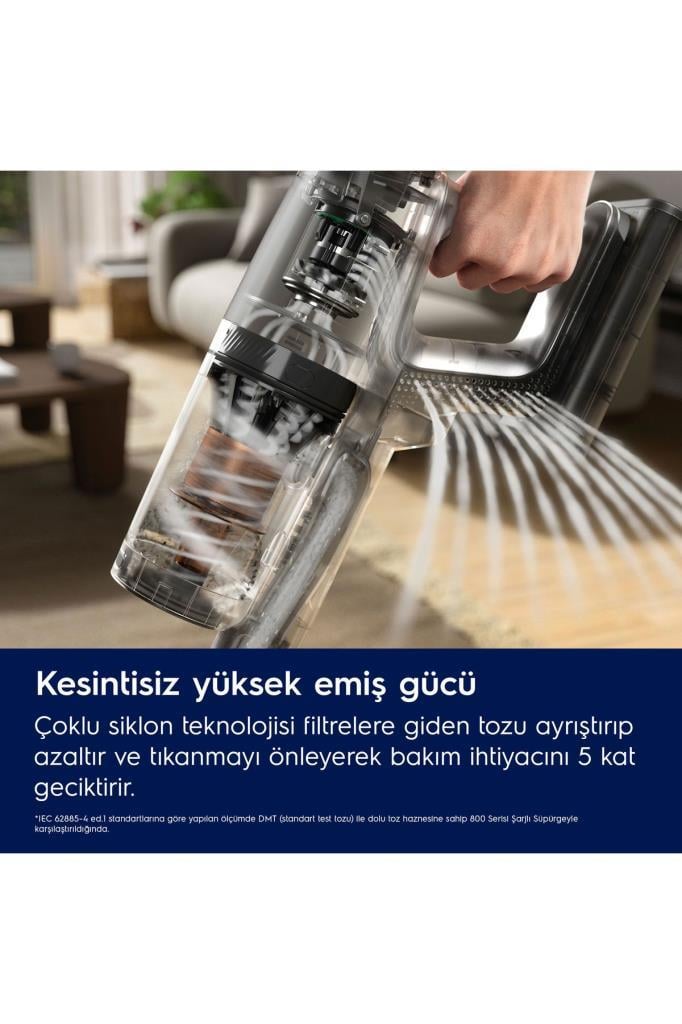 Electrolux EP82H25WET 800 Serisi Mop Başlıklı Kablosuz Islak&Kuru Süpürge