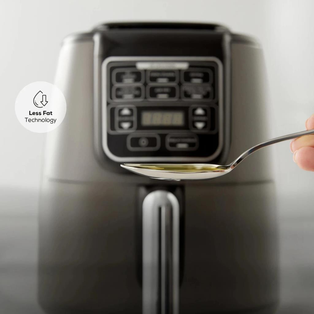 Karaca Air Pro Cook Köz XL Airfryer Space Gray Black