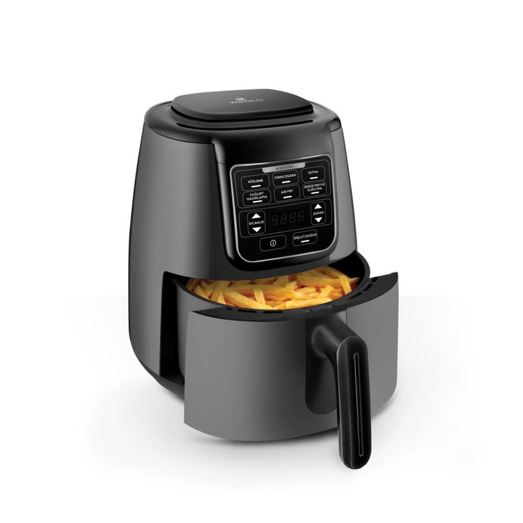 Karaca Air Pro Cook Köz XL Airfryer Space Gray Black