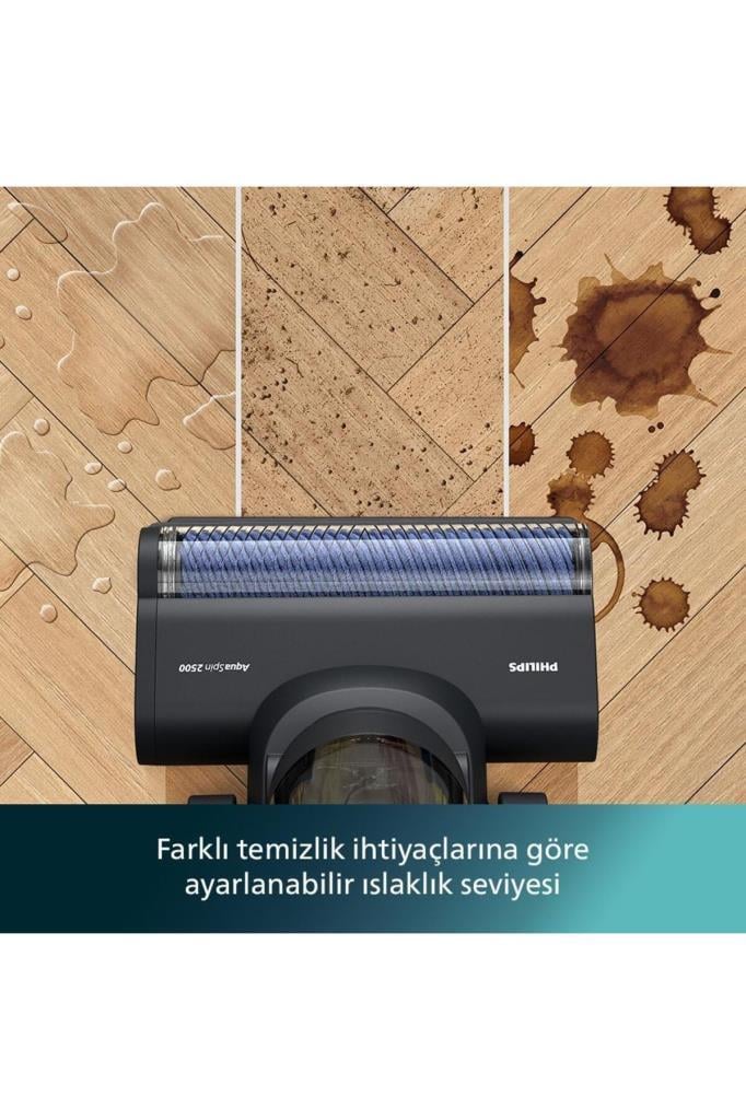 Philips 7000 Serisi AquaTrio XW7263/11 Islak Kuru Şarjlı Dikey Süpürge