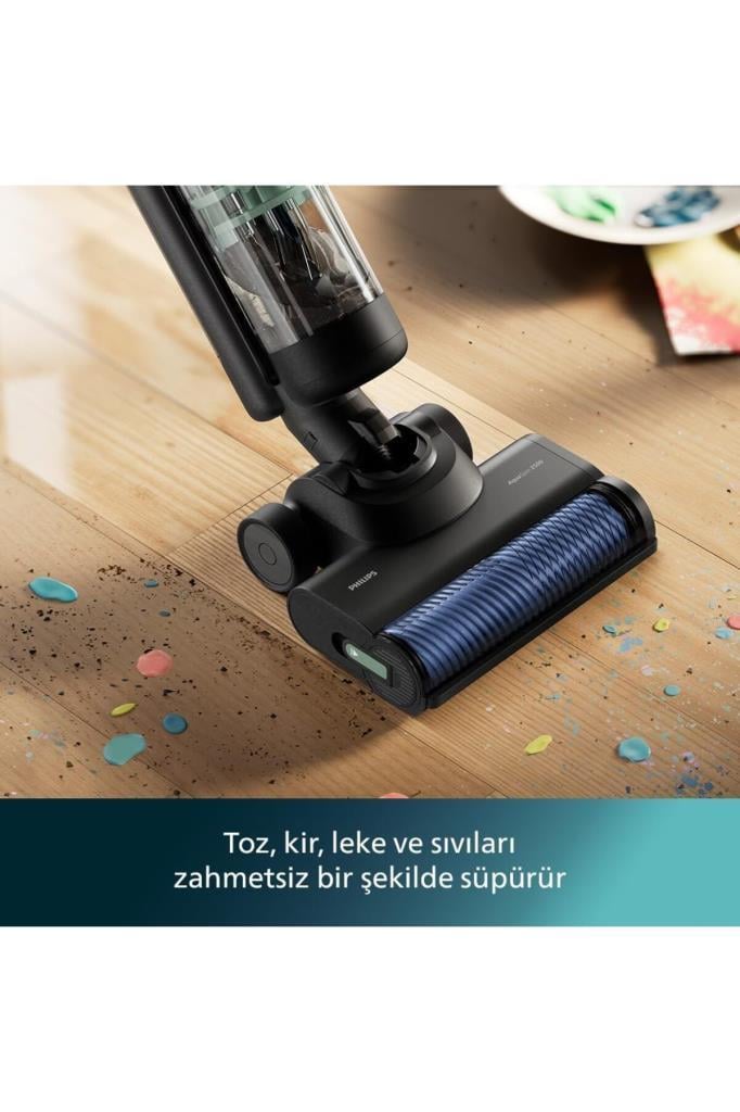 Philips 7000 Serisi AquaTrio XW7263/11 Islak Kuru Şarjlı Dikey Süpürge