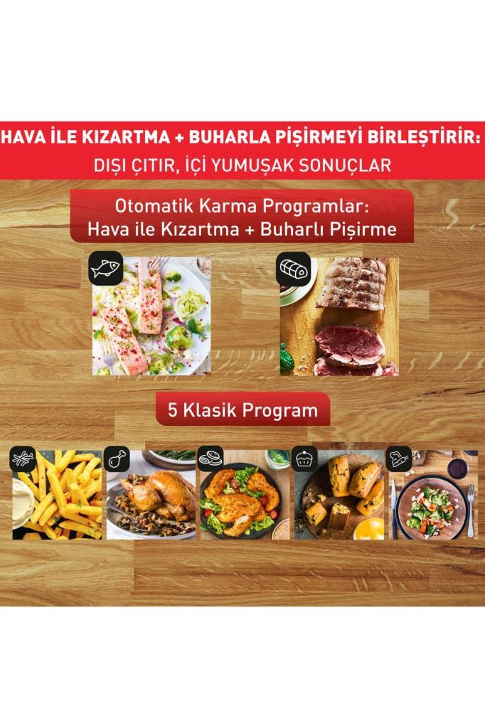 Tefal Easy Fry Grill Steam Plus FW2018 6.5 lt Yağsız Fritöz