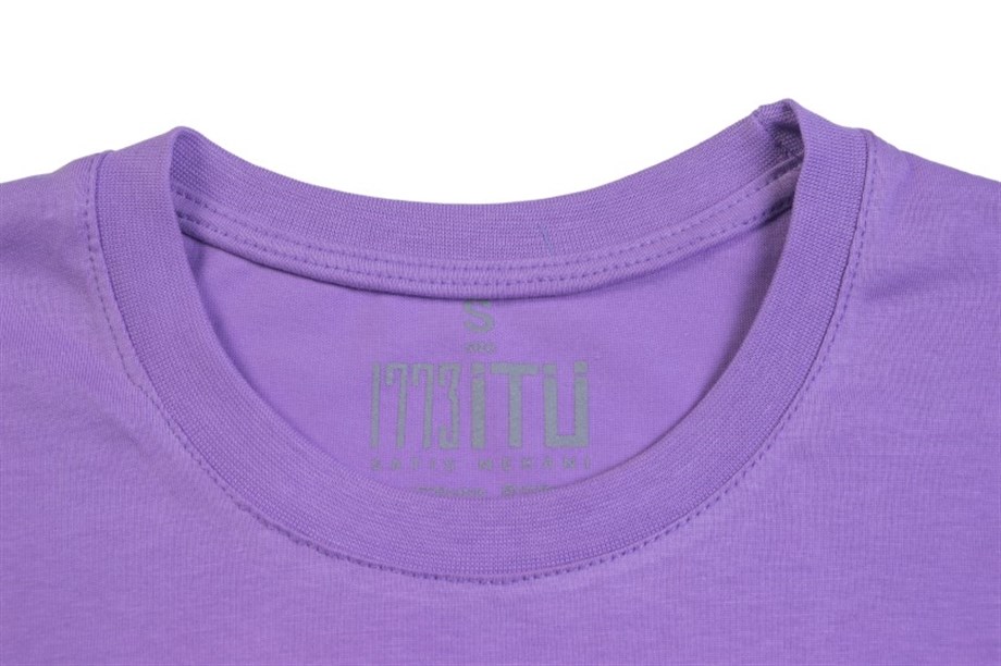 1773İtu.store Arı Baskı T-Shirt Lila