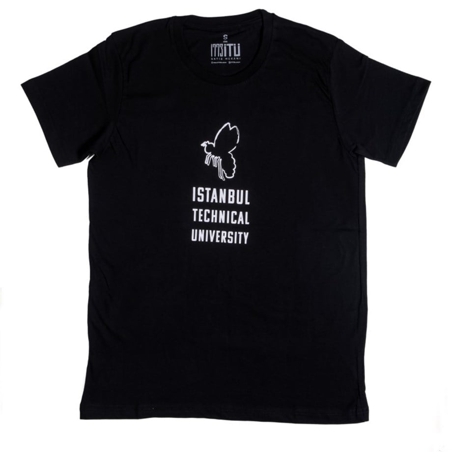 1773İtu.store Technıcal Arı Baskı T-Shirt Siyah