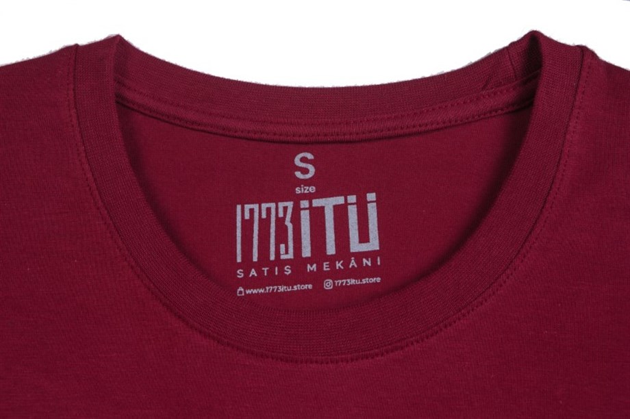 1773İtu.store TECHNİCAL T-Shirt Bordo