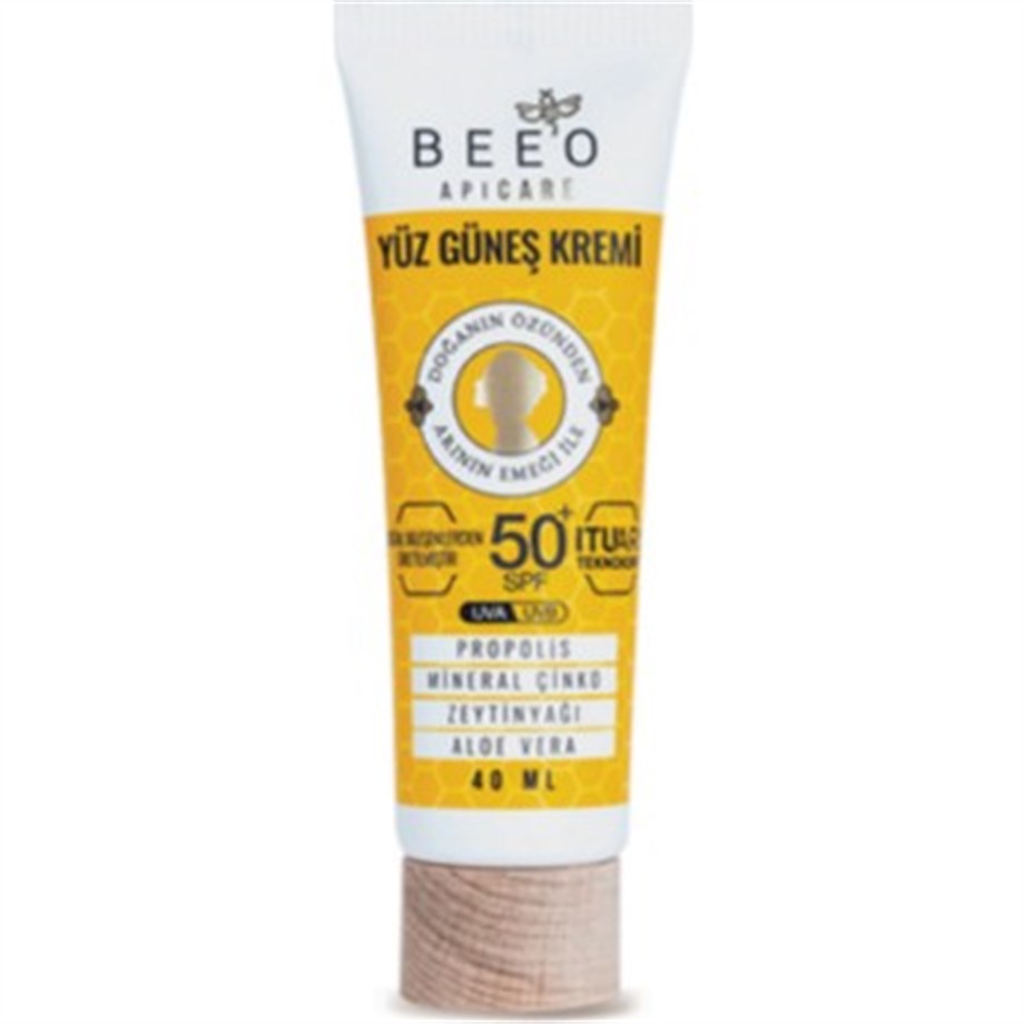 Yüz Güneş Kremi 40ml ApiCare Propolisli