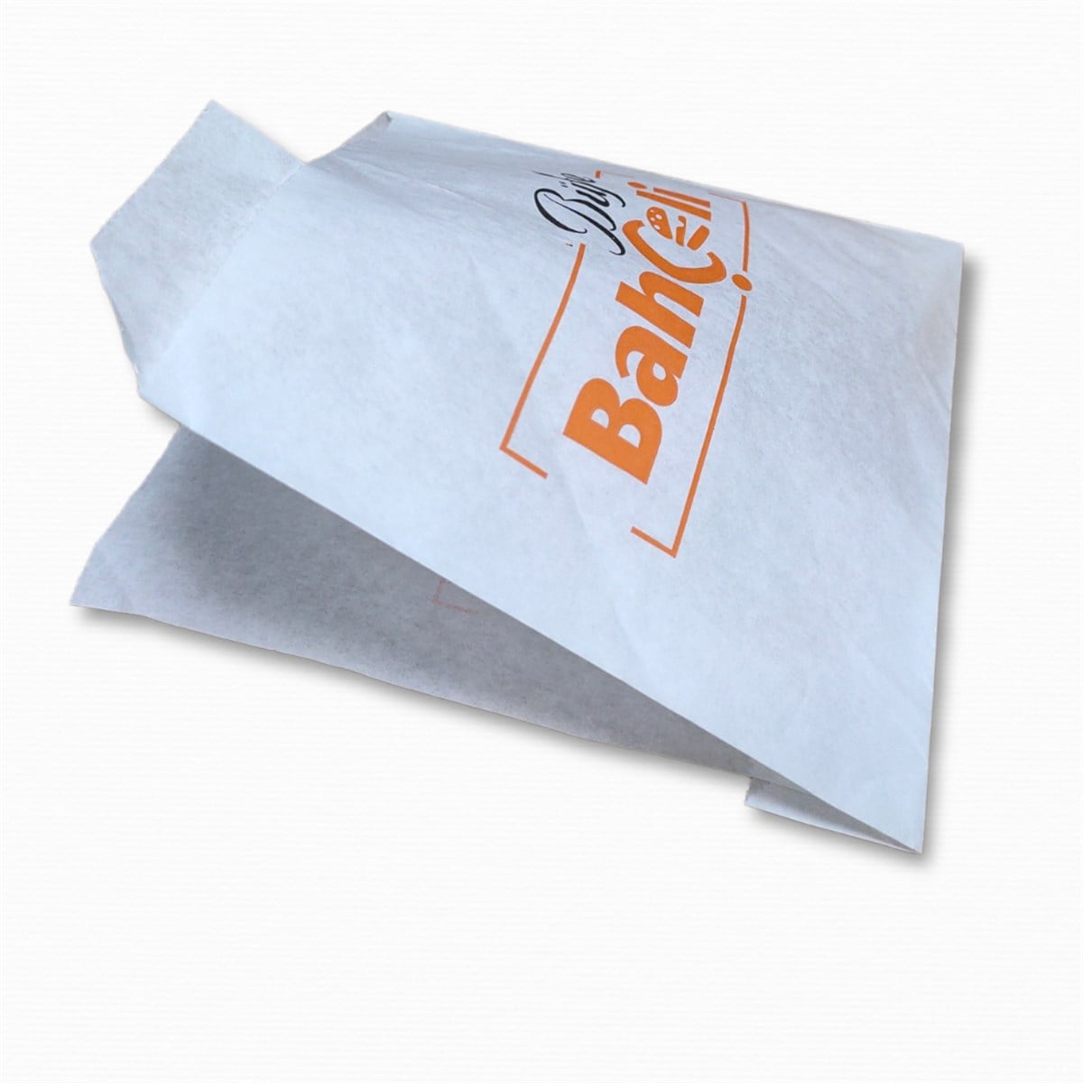 Baskılı Hamburger Kesekağıdı-Beyaz Sülfit Kağıt-(En:15cm/Boy:15cm/Körüksüz/Yanı Açık)