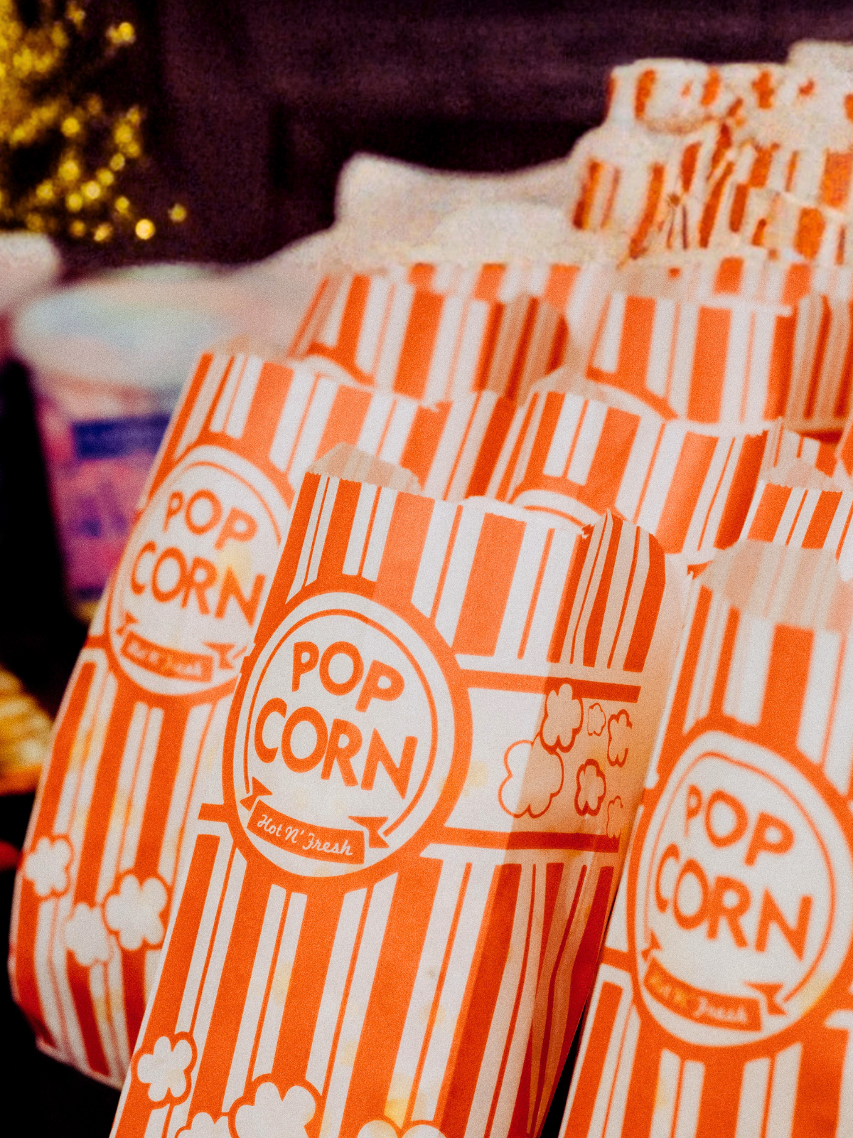 Popcorn Kese KağıtlarıBaskılı Popcorn Kese Kağıdı