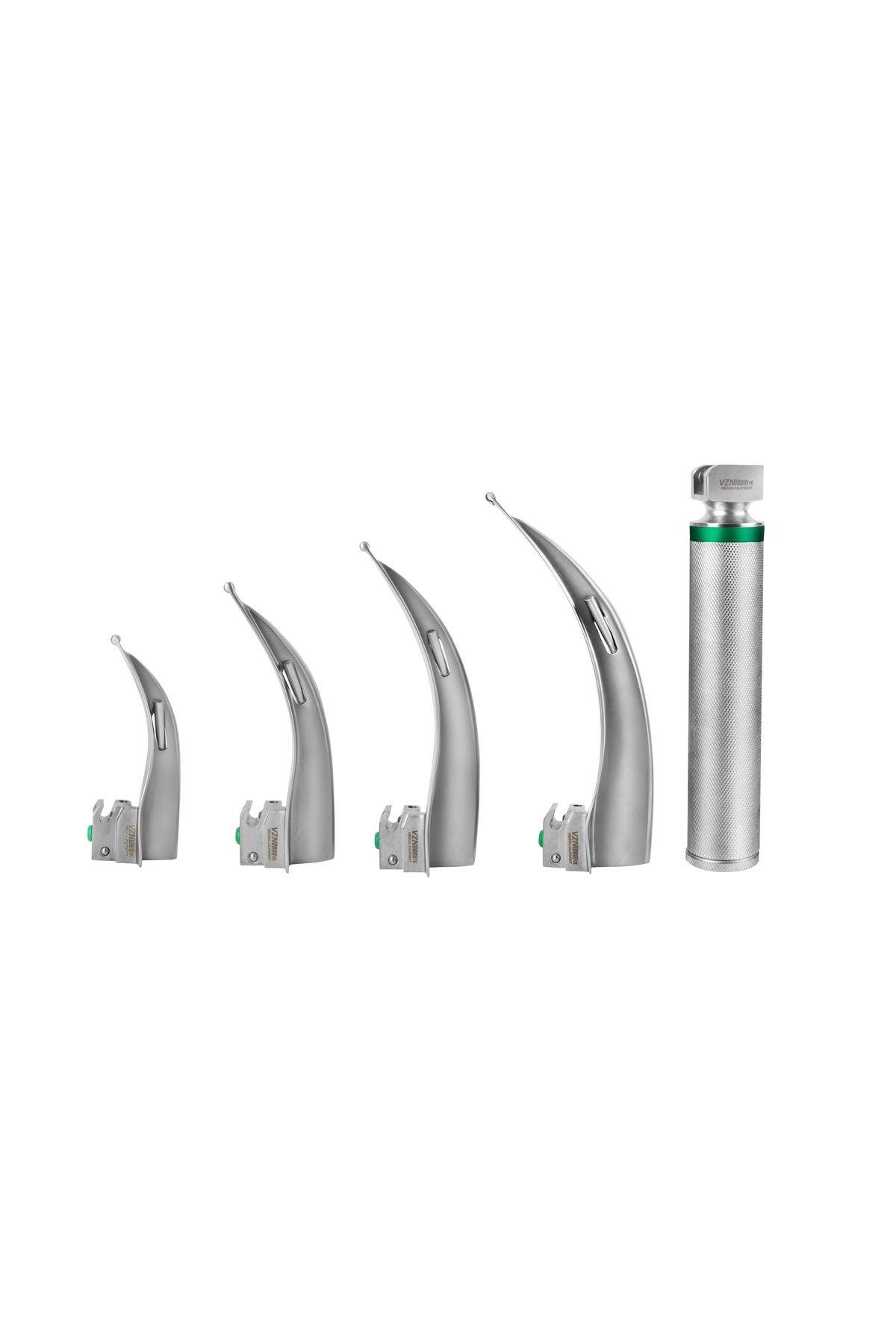 Laringoskop Fiber Optic 4 Blade Set