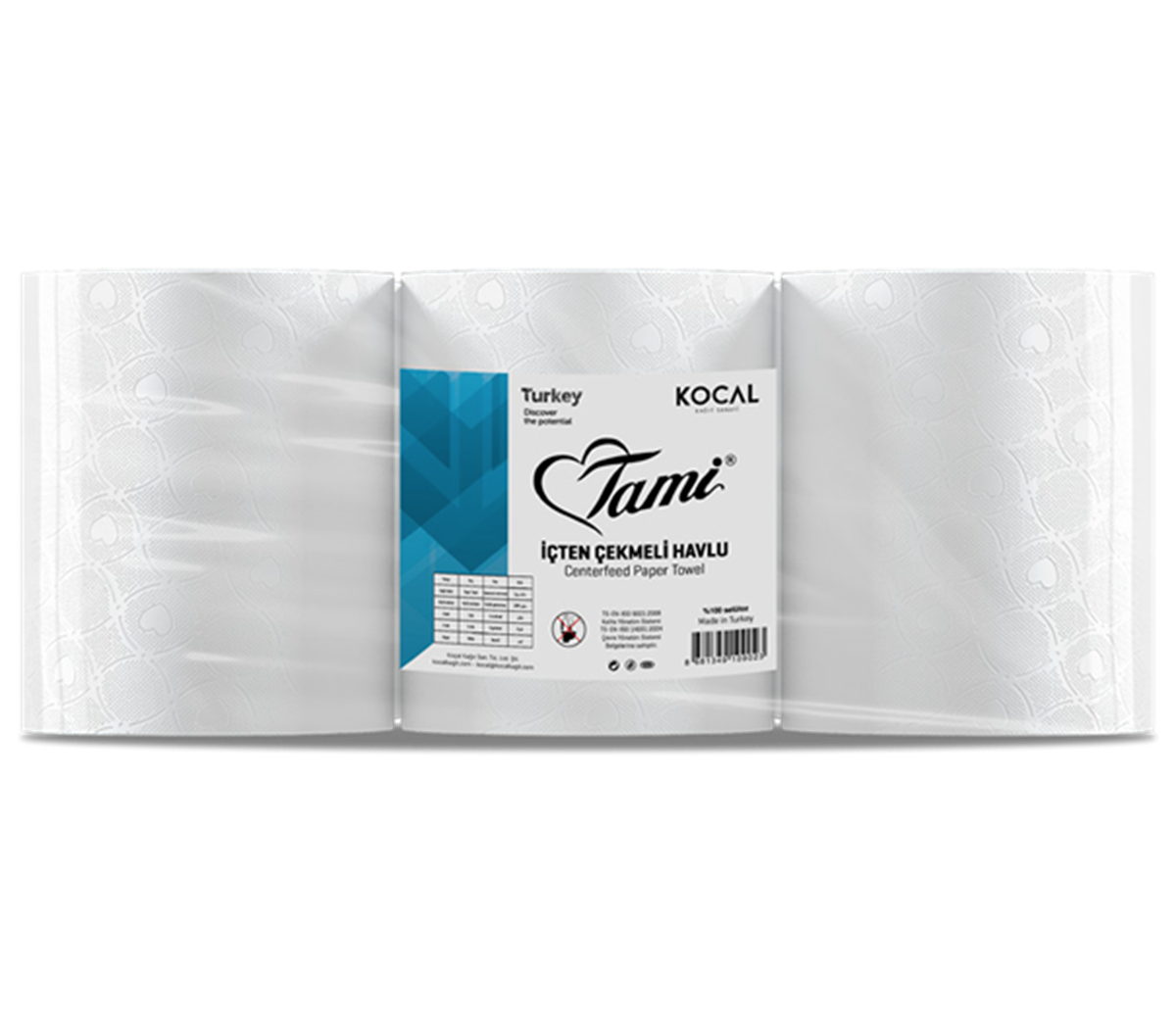 TAMİ Soft İçten Çekmeli Kağıt Havlu 6'lı Paket