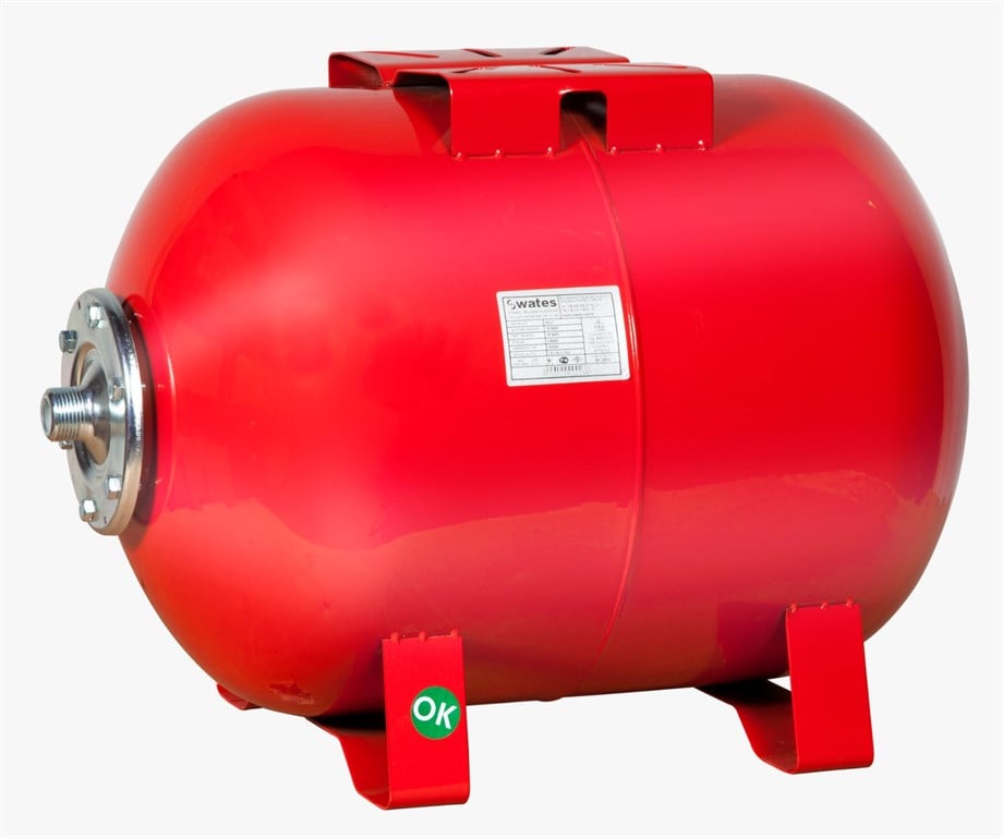 WATES-Yatık Kapalı Genleşme Tankı 50 Lt (10 Bar)
