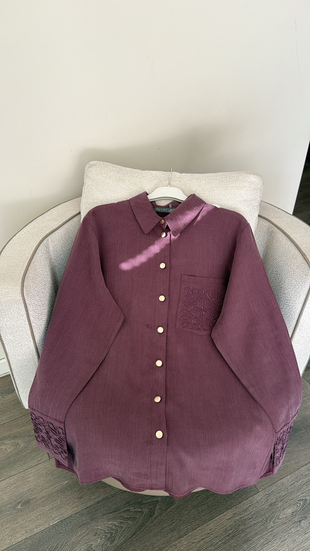 NAKIŞLI GÖMLEK - MÜRDÜM