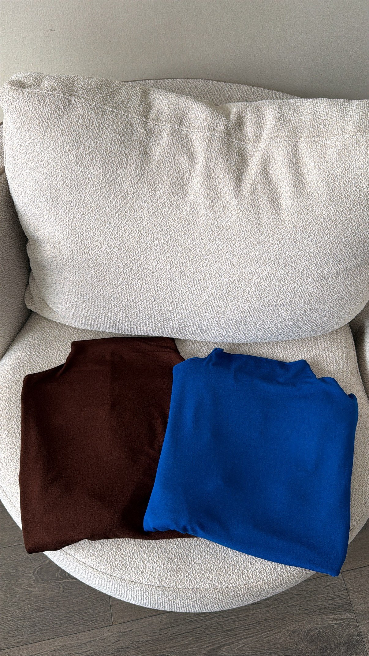 Oversize Dik Yaka Bluz - Saks