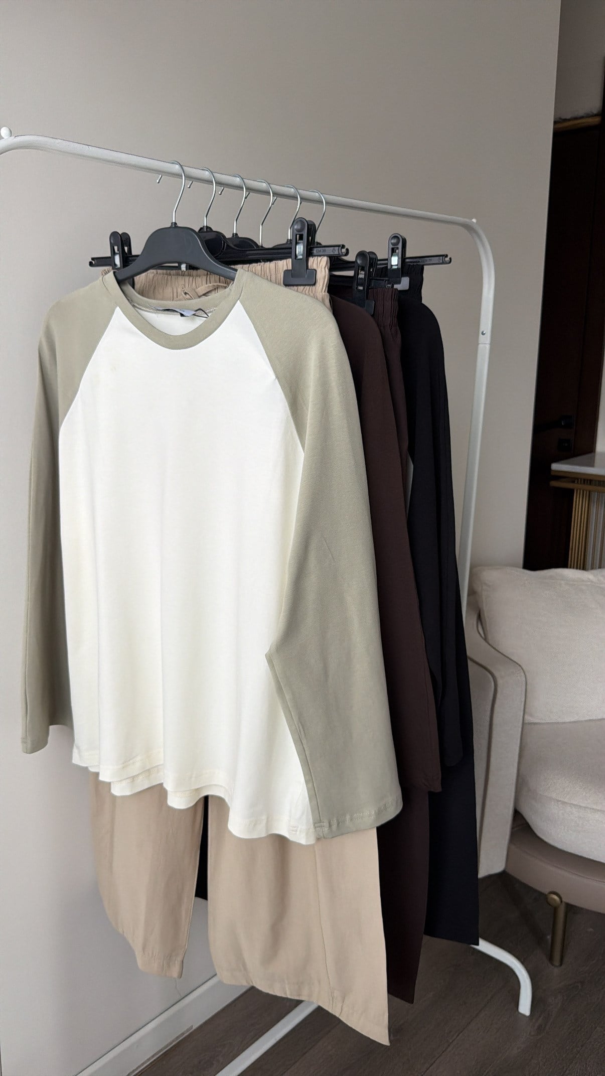 Reglan Çift Renk Sweatshirt - Çağla