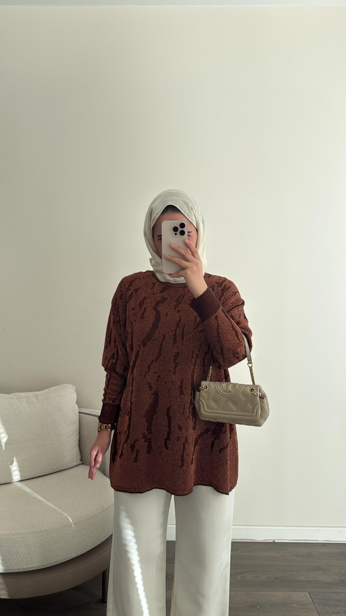 SİMLİ MERSERİZE - KAHVE