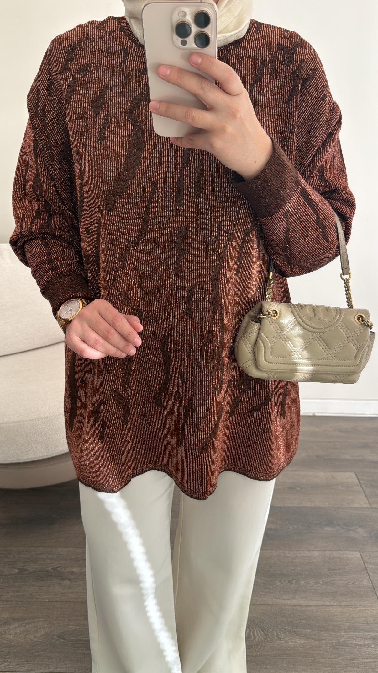 SİMLİ MERSERİZE - KAHVE